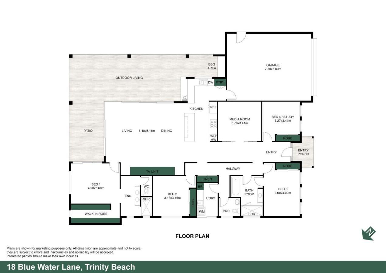 Holiday home Belle Escapes Bethany House Trinity Trinity Beach