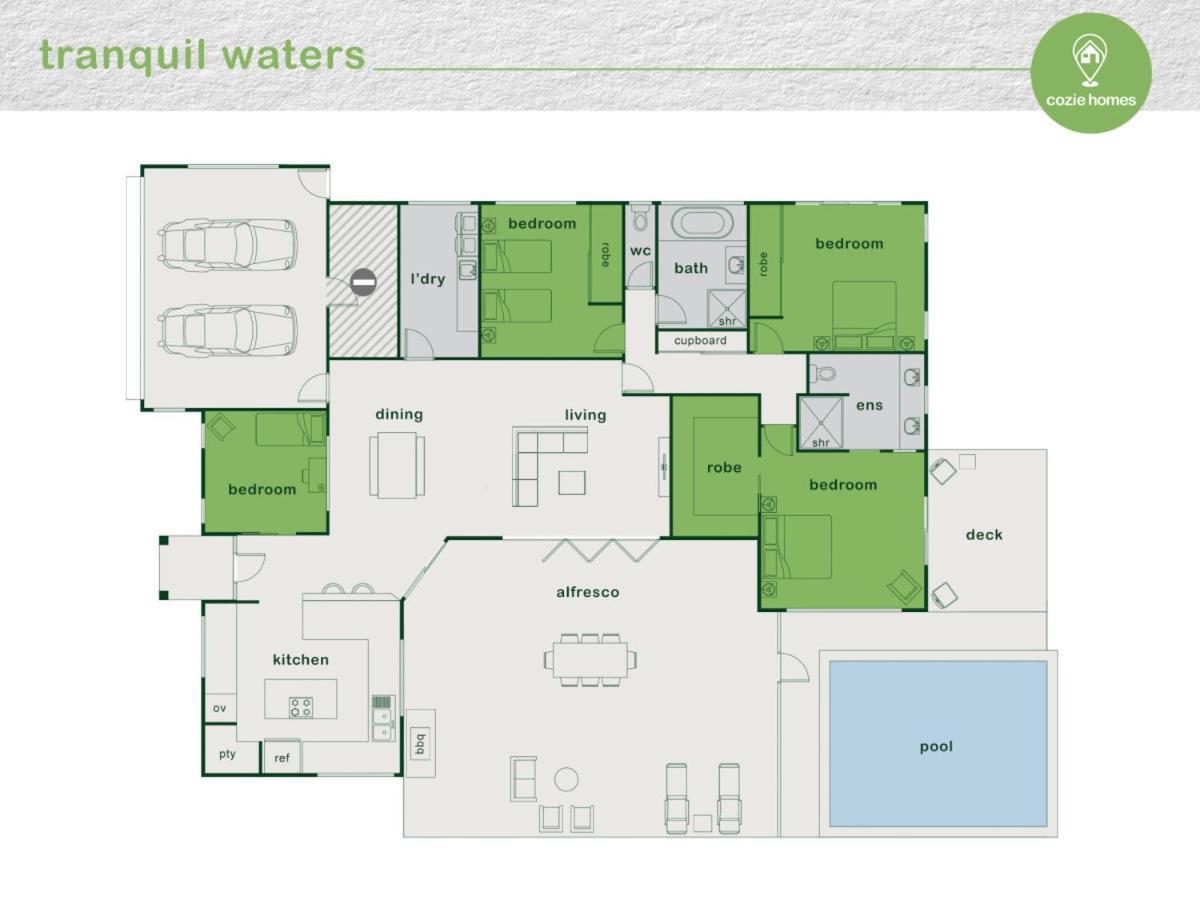 Holiday home Tranquil Waters Blue Lagoon Retreat